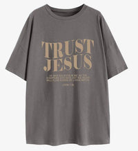 Short-sleeved Summer Trendy Men's Loose Half-sleeve Top Cotton Plus Size Printed T-shirt