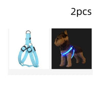 LED Light-emitting Pet Chest Harness Leash For Medium And Large Dogs