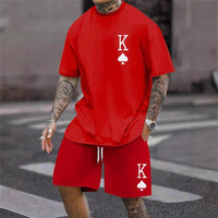 Personality Men's 3D Digital Printing Suit
