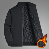 New Middle-aged And Elderly Jacket Men's Coat Cotton Padded Warm Stand Collar Top Clothes Casual Cotton-padded Clothes