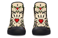 Printed Couple High Top Canvas Shoes