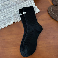Warm Japanese-style Wool Socks For Women