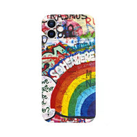 Liquid Silicone Illustration Japanese And Korean Style Female Personality Mobile Phone Case