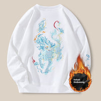 Cotton Loose Embroidery Plus Size Men's New Hoodie