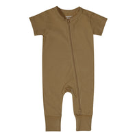 And Women's Baby Zipper Newborn Short-sleeved Romper Comfortable