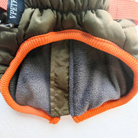 Pet Winter Clothes Plus Velvet Thick Cotton-padded Winter Warm Dog Vest Two-legged Small And Medium-sized Dog Ski Suit