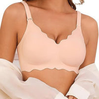Plus-size Seamless Bra Perfect For Larger Bustspush-up Comfortable And Beautiful