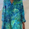 European And American Style Shirt Dress For Women