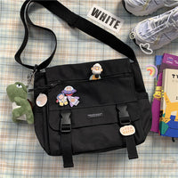 Dark Black Functional Bag Ins Retro Tooling Messenger