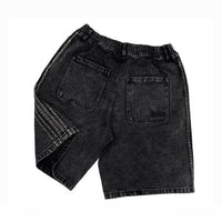 Embroidered Denim Shorts Men's High Street Fashion Casual All-matching