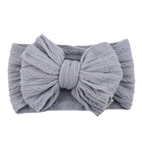Handmade Baby Headbands Soft Stretchy Nylon Hair Bands With Bows For Newborn Infant Baby Toddler Girls