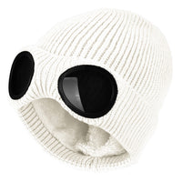 Autumn And Winter Outdoor Plus Velvet Warm Knitted Woolen Hat