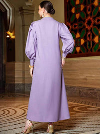 Dubai Robe Refined Handmade Lace Applique Dress