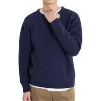 Wool Sweater Foreign Trade Gray Black Round Neck Loose Pullover Knitwear Unisex