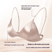 Wireless Silk Triangle Cup Bra
