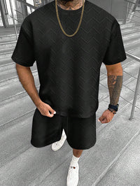 Men's Short Sleeve Shorts Simple Comfortable Cool Suit
