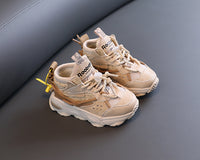 Boys' College Students Soft-soled Mid-top Sneakers