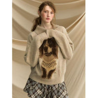 Retro Loose And Lazy Style French Ins Sweet Cool Sweater