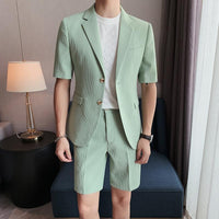 Summer Thin Suit Men's Fashion Leisure Suit