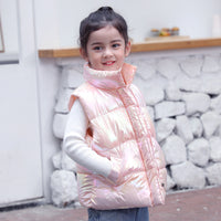 Down Cotton Vest Autumn And Winter Waistcoat Winter Clothing Children