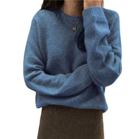 Korean-style Casual Solid-color Figure-flattering Sweater