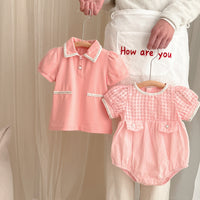 Baby Jumpsuits Out Cute Shorts Two-piece Set