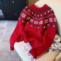 Vintage Sweater Lazy And Loose Feeling