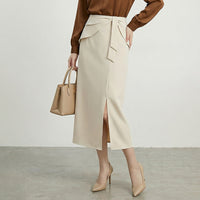 New Stylish Versatile Solid-color Skirt