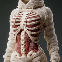 Womens 3D-printed  Loose-fittingCasual Hoodie Sweater