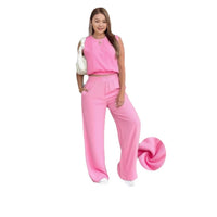 Women's Breathable Casual Top And Pants Set