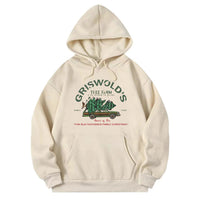 Fleece-lined Long Sleeve Pocket Christmas Sweater