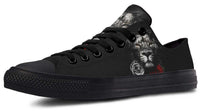 Fashion Printed Couple High Top Canvas Shoes