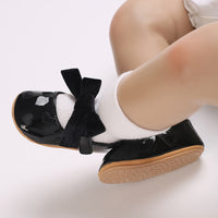 Baby Girl Bowknot PU Soft Bottom Toddler Shoes