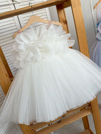 Wedding Children's Simplicity Puffy Yarn Dress