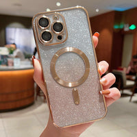 Gradient Magnetic Suction Phone Case 12 Lens Film