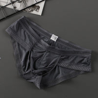 Summer New Translucent Ice Silk Underwear Men Sexy