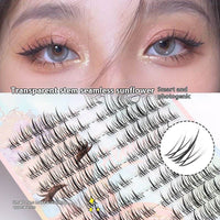Ultra-fine Sheer Root Natural Segmented Comic Fairy Eyelashes