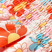 Floral Multicolor Sling Triangle Rompers