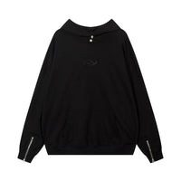 Solid Color Loose Sweater Men's High Street Fashionable