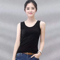 Underwear Suspenders Vest Women's Plus Size Bottoming Shirt