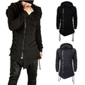 Men's Goth Hooded Sweater Jacket