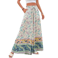 Bohemian Multicolor Printed Sweet Maxi Dress