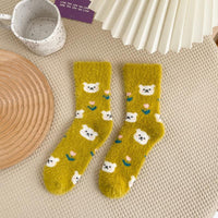 Mink Plush Thick Socks In Winter