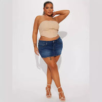 AliExpress Amazon New Stretch Denim Skirt