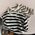 Children's Striped Casual Long Sleeve T-shirt