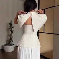 Womens Stylish Shawl-waisted Figure-flattering Long Dress