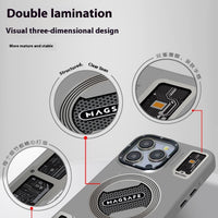 Technology Style Magnetic Suction Trend Frosted Drop-resistant Phone Case