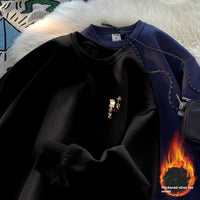 Men's And Women's Pure Cotton Crewneck Sweatshirt