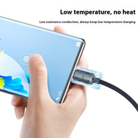 120W Fast Charge 6A Double USB Type-C Cable