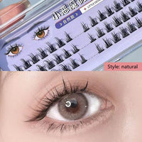 Dense And Light Natural Simulation Single Cluster Segmented Grafting Of Novice Eyelashes
